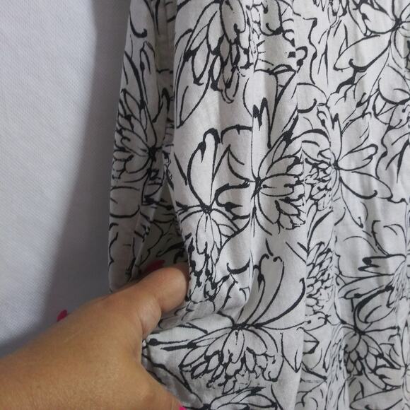 Old Navy Sleeveless Button-Front Linen-Blend Midi Shift Dress Size XXL - Picture 8 of 12